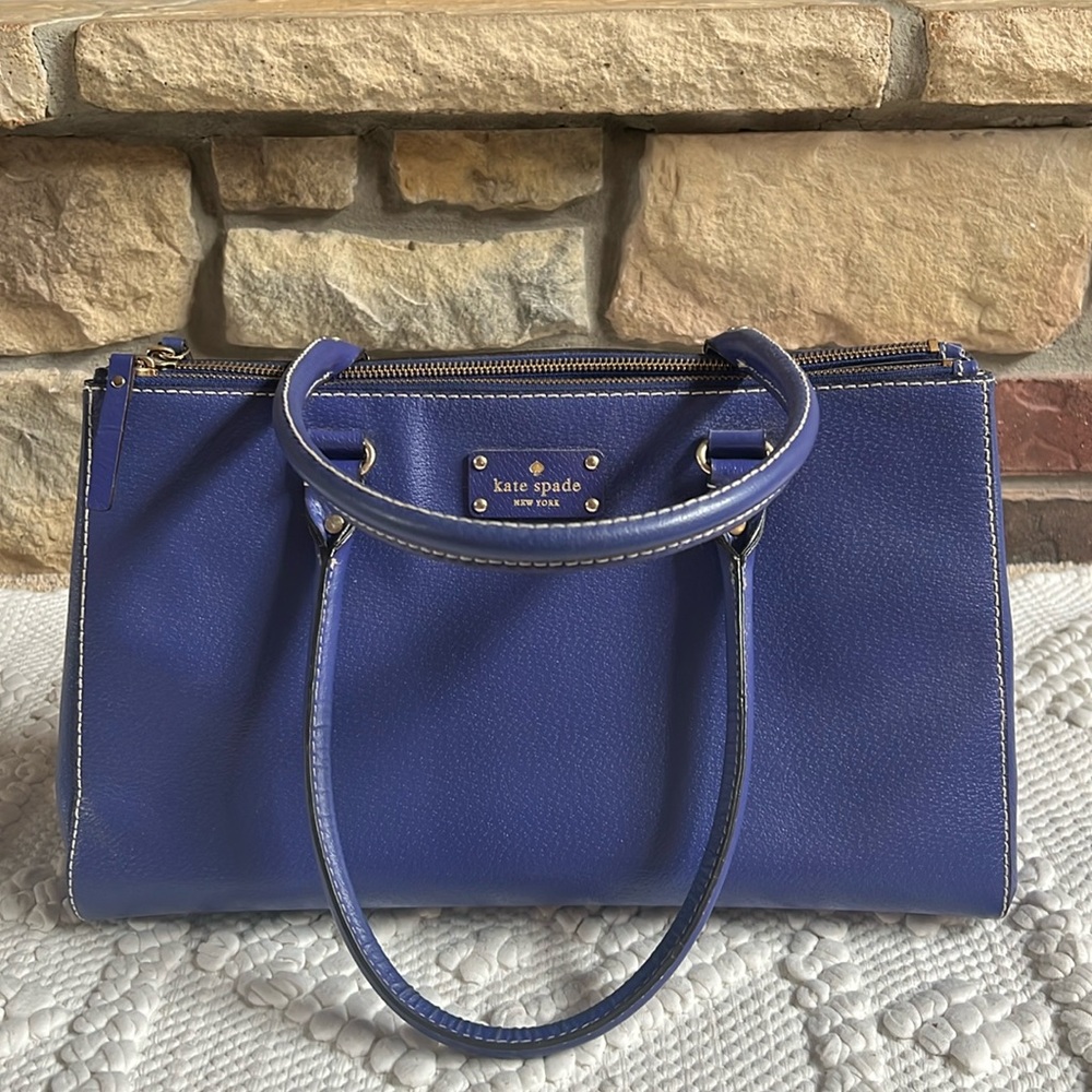 Bright blue, Kate Spade large satchel